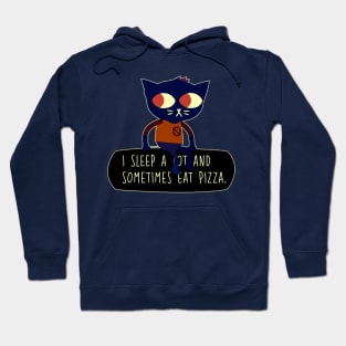 Night In The Woods I Sleep a Lot and Sometimes Eat Pizza Mae Borowski Hoodie